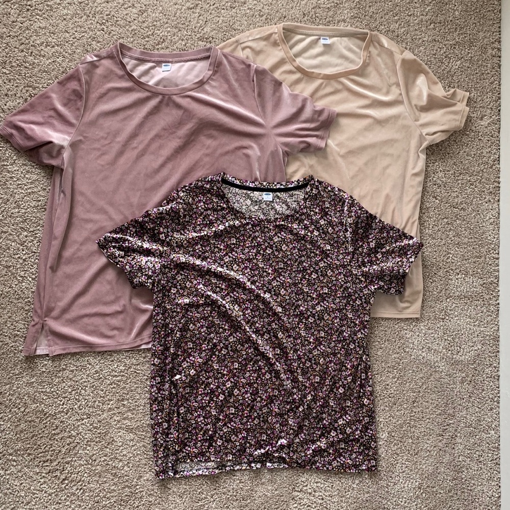 Old Navy Velvet Tee Bundle!